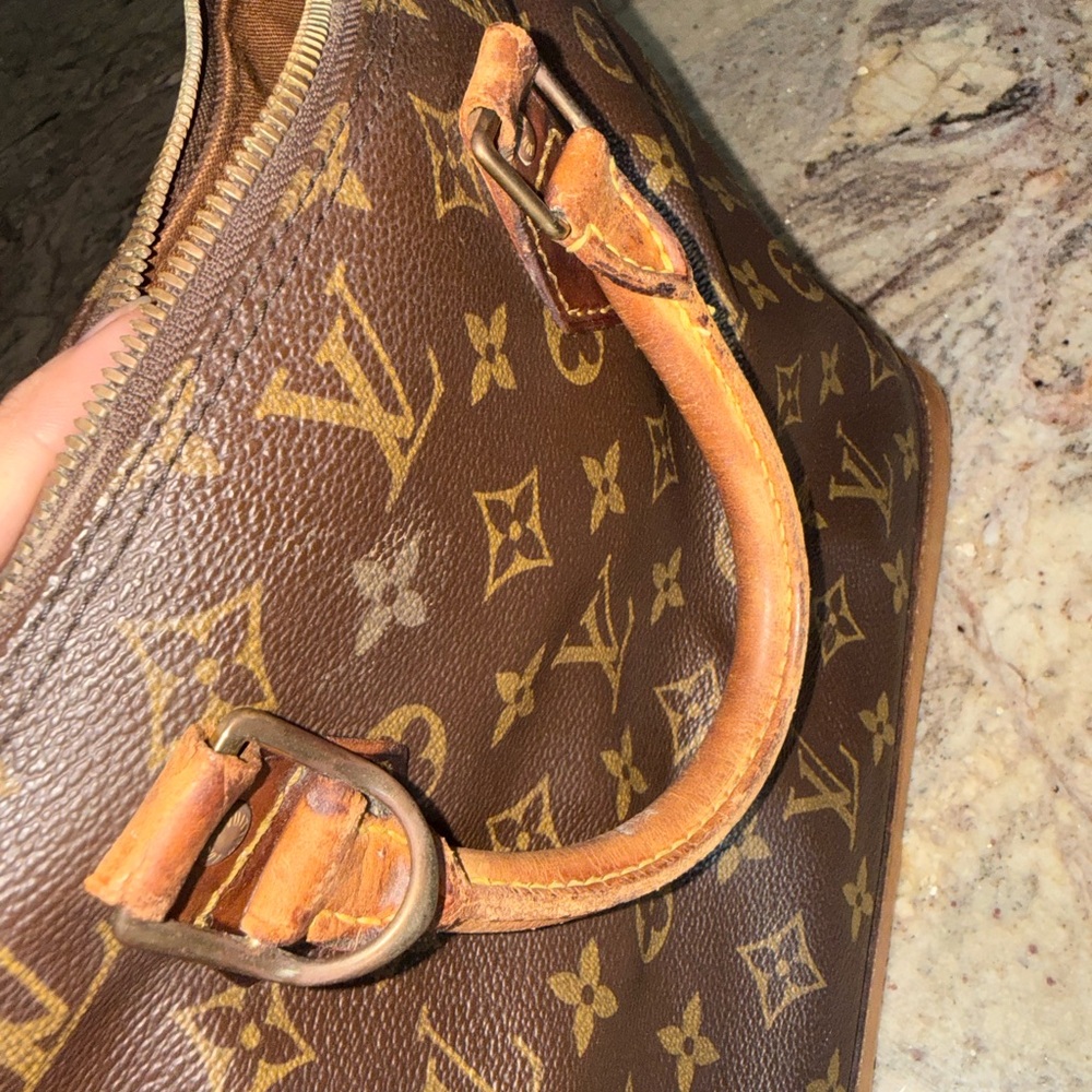 Louis Vuitton Monogram Canvas Satchel in Brown and Tan - Picture 6 of 8
